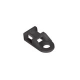 Cable Tie Eyelet 4.3mm Hole Black Pack of 100